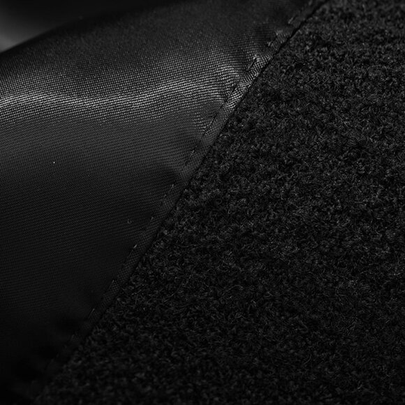 CHICJOC LEBOY Black Wide Shoulder BF Coat Luxury 100% Wool size 36 - Picture 6 of 13